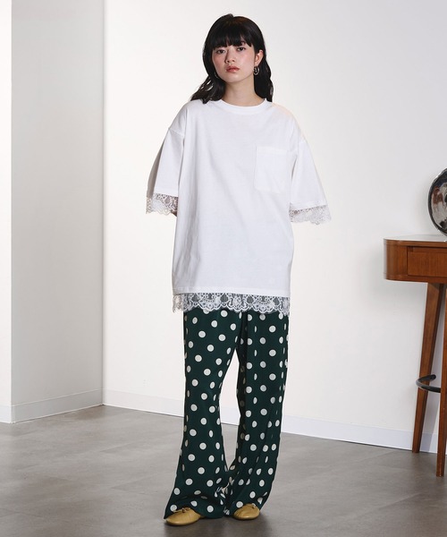 ROSE BUD(ローズバッド)の「POLKA DOT PANTS(その他パンツ・レディース・グリーン/ホワイト・ONE SIZE)」の17枚目の写真