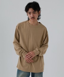 製品洗い 無地長袖Tシャツ