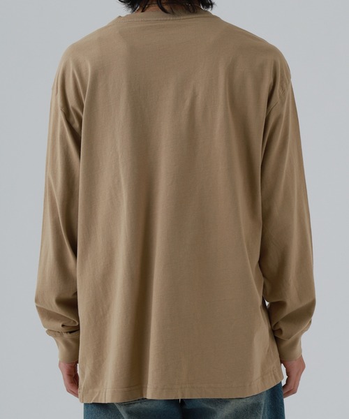 OMNES(オムネス)の「製品洗い 無地長袖Tシャツ(Tシャツ/カットソー・レディース・ブラウン/ピンク/ベージュ・XL/WOMENS S/L/WOMENS L/WOMENS M)」の16枚目の写真