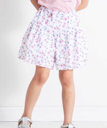 BeBe（ベベ）の「【お揃い】ドビーフラワープリントキュロットパンツ（その他パンツ）」