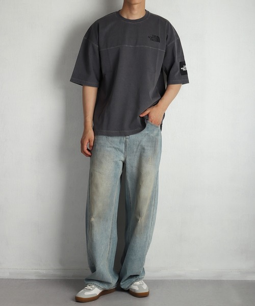 THE NORTH FACE(ザノースフェイス)の「【韓国限定・日本未入荷】THE NORTH FACE STITCH DYEING S/S R/TEE / ノースフェイス ステッチ ダイイング 半袖Tシャツ(Tシャツ/カットソー・メンズ・ブラウン/チャコールグレー/ブラック/ホワイト・S/M/L/XL)」の13枚目の写真