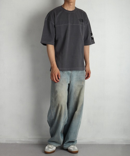 THE NORTH FACE(ザノースフェイス)の「【韓国限定・日本未入荷】THE NORTH FACE STITCH DYEING S/S R/TEE / ノースフェイス ステッチ ダイイング 半袖Tシャツ(Tシャツ/カットソー・メンズ・ブラウン/チャコールグレー/ブラック/ホワイト・S/M/L/XL)」の14枚目の写真
