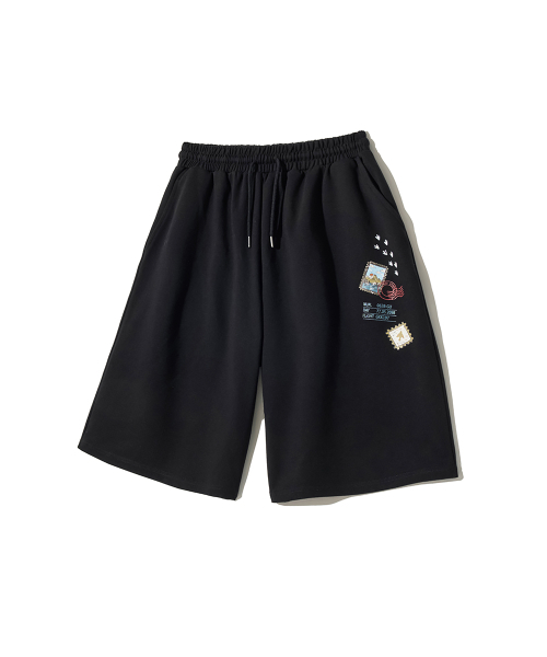 GAKKAI UNIONS(ガッカイユニオンズ)の「トリップポスト バミューダパンツ ブラック(その他パンツ・レディース・その他・SMALL/MEDIUM/LARGE/X-LARGE)」の7枚目の写真