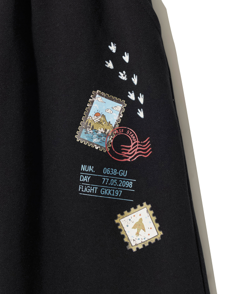 GAKKAI UNIONS(ガッカイユニオンズ)の「トリップポスト バミューダパンツ ブラック(その他パンツ・レディース・その他・SMALL/MEDIUM/LARGE/X-LARGE)」の8枚目の写真