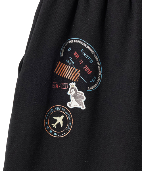 GAKKAI UNIONS(ガッカイユニオンズ)の「トリップポスト バミューダパンツ ブラック(その他パンツ・レディース・その他・SMALL/MEDIUM/LARGE/X-LARGE)」の9枚目の写真