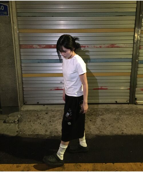 GAKKAI UNIONS(ガッカイユニオンズ)の「トリップポスト バミューダパンツ ブラック(その他パンツ・レディース・その他・SMALL/MEDIUM/LARGE/X-LARGE)」の2枚目の写真