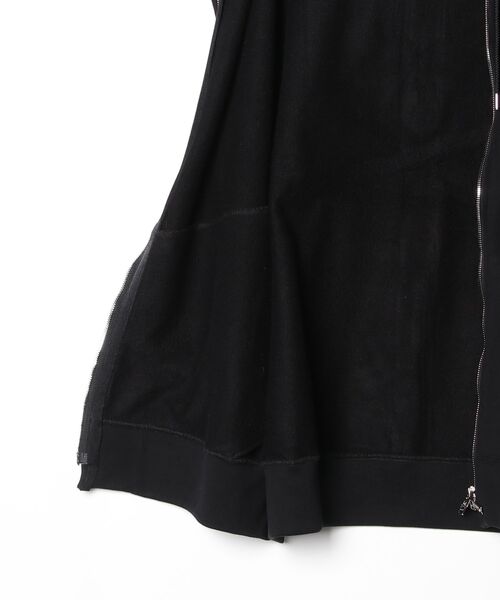 mastermind JAPAN(マスターマインド)の「FOILED SLEEVELESS HOODIE(パーカー・メンズ・ホワイト/ブラック・XL)」の5枚目の写真