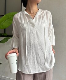Jena espace merveilleux | 〈7/9インスタライブご紹介アイテム〉リボン付きスキッパーブラウス(シャツ/ブラウス)