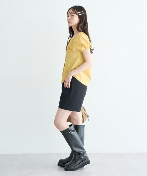 earth music&ecology(アースミュージックアンドエコロジー)の「エアもちショートパンツ(その他パンツ・レディース・ブラック/グレー系その他2・FREE)」の9枚目の写真
