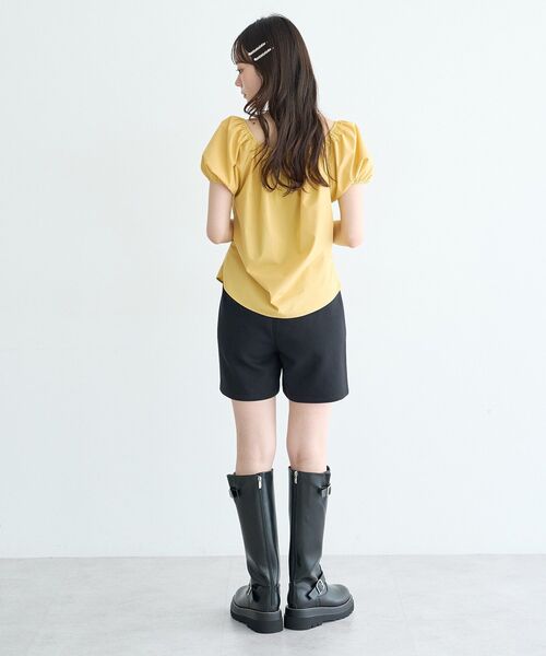 earth music&ecology(アースミュージックアンドエコロジー)の「エアもちショートパンツ(その他パンツ・レディース・ブラック/グレー系その他2・FREE)」の10枚目の写真