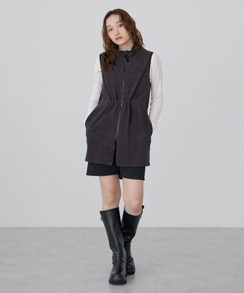 earth music&ecology(アースミュージックアンドエコロジー)の「エアもちショートパンツ(その他パンツ・レディース・ブラック/グレー系その他2・FREE)」の13枚目の写真
