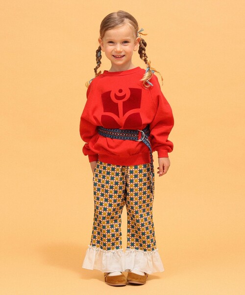 こども ビームス(コドモビームス)の「タイル柄 裾 フリル パンツ 2026FW(90~140cm)(その他パンツ・キッズ・イエロー系その他5/レッド系その他・110/130/100/90/120/140)」の10枚目の写真
