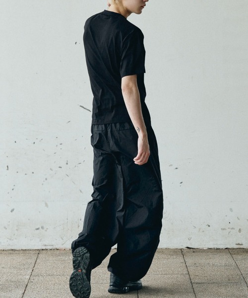 TENEZ(テネス)の「Nylon Wide Pants(その他パンツ・メンズ・ブラック・MEDIUM/LARGE)」の9枚目の写真