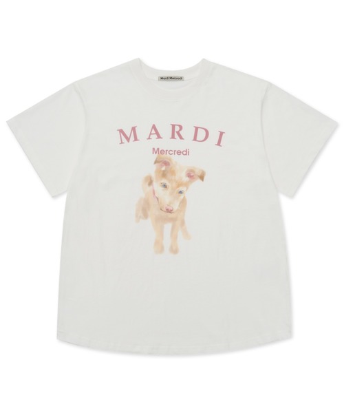 Mardi Mercredi（マルディメクルディ）の「TSHIRT NEZ TOUT ROSE / Tシャツ ネ トゥ ローズ（Tシャツ/カットソー・レディース・ベージュ系2/アイボリー系2/アイボリー系1/ベージュ系1・FREE）」の21枚目の写真