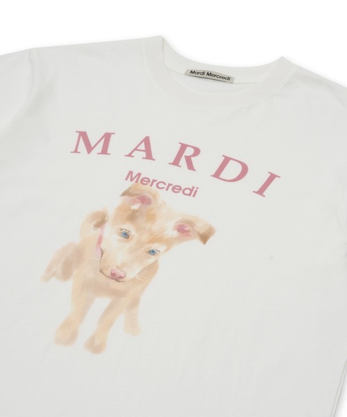 Mardi Mercredi（マルディメクルディ）の「TSHIRT NEZ TOUT ROSE / Tシャツ ネ トゥ ローズ（Tシャツ/カットソー・レディース・ベージュ系2/アイボリー系2/アイボリー系1/ベージュ系1・FREE）」の22枚目の写真