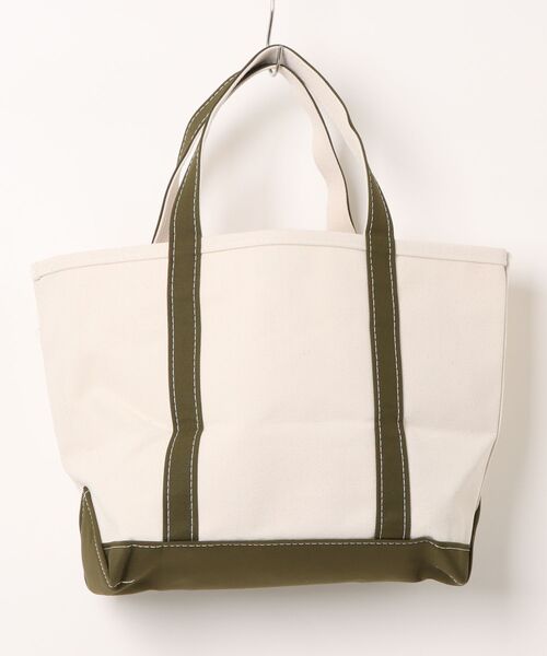 L.L.Bean（エルエルビーン）の「【L.L.Bean/エルエルビーン】キャンバス ボートトートバッグ ミディアムサイズ（トートバッグ・レディース・オリーブ/ダークグリーン/レッド/ブラック/ブルー/アイボリー・FREE）」の5枚目の写真