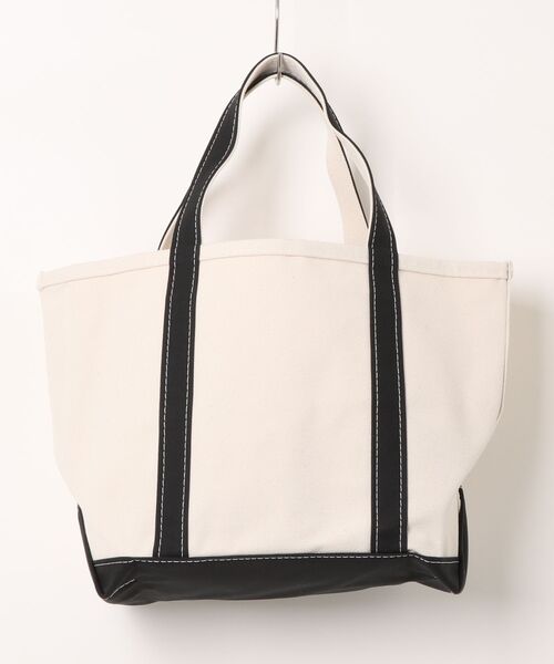 L.L.Bean（エルエルビーン）の「【L.L.Bean/エルエルビーン】キャンバス ボートトートバッグ ミディアムサイズ（トートバッグ・レディース・オリーブ/ダークグリーン/レッド/ブラック/ブルー/アイボリー・FREE）」の2枚目の写真