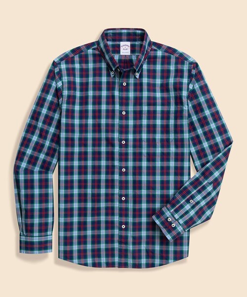 Cotton Poplin — рубашка с фризоновым паттерном, свободный покрой