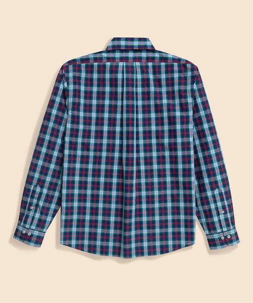 BROOKS BROTHERS（ブルックスブラザーズ）の「コットンポプリン　シーズナルパターン　フライデーシャツ（シャツ/ブラウス・メンズ・ネイビー・LARGE/SMALL/MEDIUM/X-LARGE）」の2枚目の写真