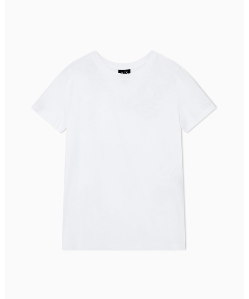 ARMANI EXCHANGE(アルマーニエクスチェンジ)の「【A|X アルマーニ エクスチェンジ】CO エンブロイダリーロゴ 半袖クルーネックTシャツ/REGULAR(ZOZO限定カラー含)(Tシャツ/カットソー・レディース・スモークピンク/ホワイト・LARGE/MEDIUM/SMALL/X-LARGE/X-SMALL)」の11枚目の写真