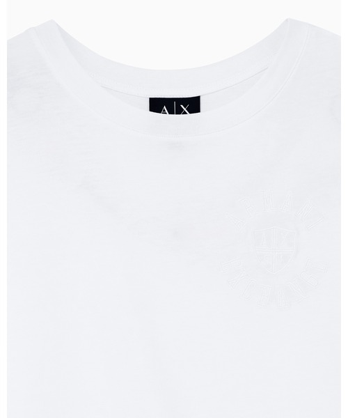 ARMANI EXCHANGE(アルマーニエクスチェンジ)の「【A|X アルマーニ エクスチェンジ】CO エンブロイダリーロゴ 半袖クルーネックTシャツ/REGULAR(ZOZO限定カラー含)(Tシャツ/カットソー・レディース・スモークピンク/ホワイト・LARGE/MEDIUM/SMALL/X-LARGE/X-SMALL)」の13枚目の写真