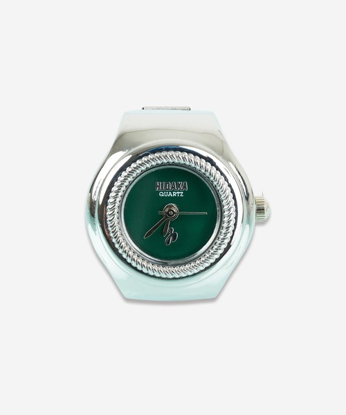 HIDAKA(ヒダカ)の「HIDAKA/ヒダカ Ghost Ring Watch(リング・レディース・ブラック/グリーン/シルバー・FREE)」の2枚目の写真