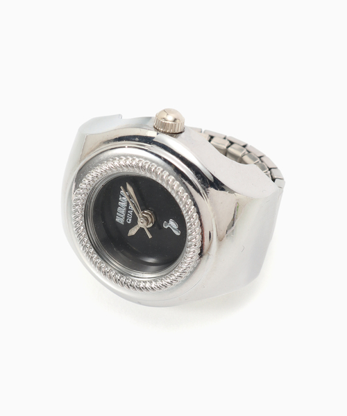 HIDAKA(ヒダカ)の「HIDAKA/ヒダカ Ghost Ring Watch(リング・レディース・ブラック/グリーン/シルバー・FREE)」の5枚目の写真