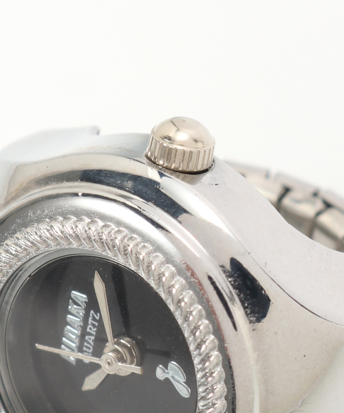 HIDAKA(ヒダカ)の「HIDAKA/ヒダカ Ghost Ring Watch(リング・レディース・ブラック/グリーン/シルバー・FREE)」の7枚目の写真