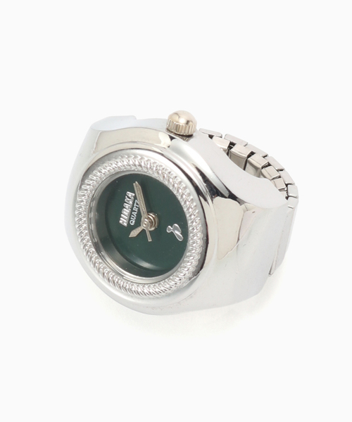 HIDAKA(ヒダカ)の「HIDAKA/ヒダカ Ghost Ring Watch(リング・レディース・ブラック/グリーン/シルバー・FREE)」の8枚目の写真