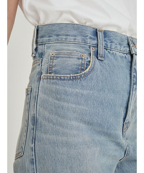 Mila Owen(ミラオーウェン)の「センタープレスワイドデニムパンツ(デニムパンツ・レディース・ベージュ/ライトブルー/ブルー・1/00/0)」の22枚目の写真