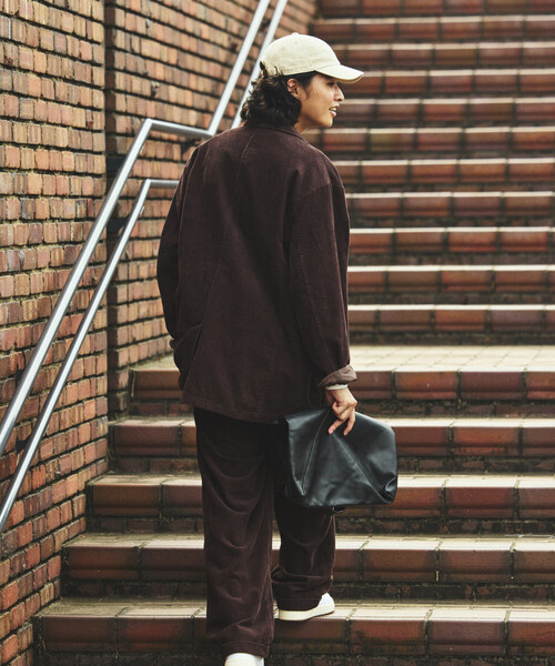 Firsthand（ファーストハンド）の「Firsthand/ファーストハンド Leather Triangle Marche Bag / トライアングルマルシェ / レザートート / 撥水レザー（トートバッグ・メンズ・ブラック・ONE SIZE）」の10枚目の写真