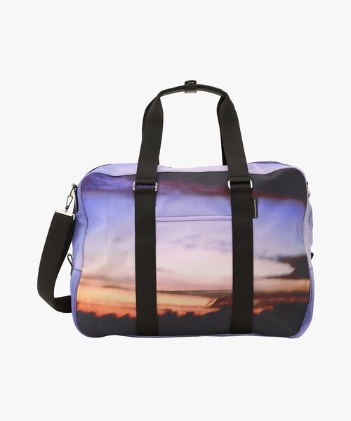 agnes b.(アニエスベー)の「フォトプリント ナイロン 2way ラージ ボストンバッグ "My bag" RAT01R-01(ボストンバッグ・レディース・パープル系その他・FREE)」の2枚目の写真