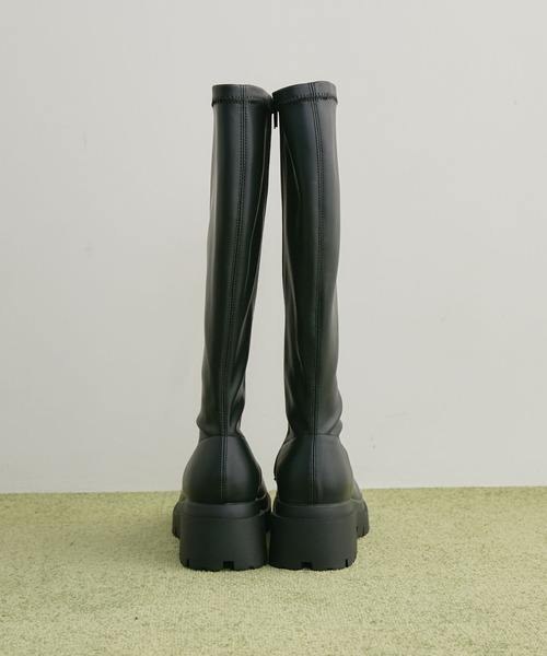 archives(アルシーヴ)の「極美脚ストレッチロングブーツ(ブーツ・レディース・ブラウン/ブラック・LARGE/MEDIUM/SMALL)」の16枚目の写真