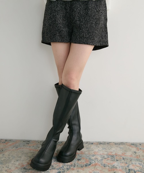 archives(アルシーヴ)の「極美脚ストレッチロングブーツ(ブーツ・レディース・ブラウン/ブラック・LARGE/MEDIUM/SMALL)」の7枚目の写真