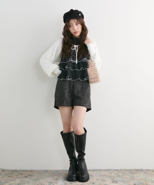 archives(アルシーヴ)の「極美脚ストレッチロングブーツ(ブーツ・レディース・ブラウン/ブラック・LARGE/MEDIUM/SMALL)」の8枚目の写真