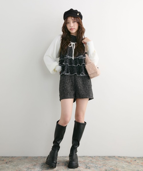 archives(アルシーヴ)の「極美脚ストレッチロングブーツ(ブーツ・レディース・ブラウン/ブラック・LARGE/MEDIUM/SMALL)」の9枚目の写真