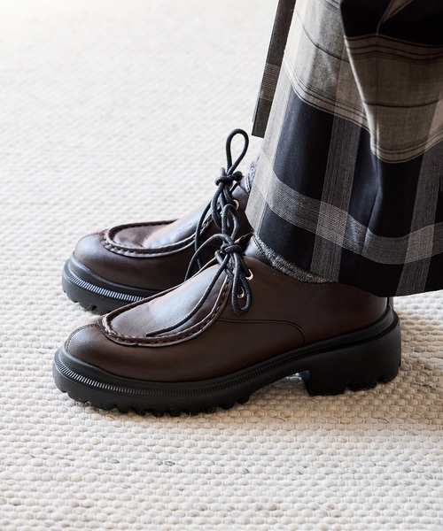 ADAM ET ROPE'(アダムエロペ)の「【定番】レースアップシューズ(その他シューズ・レディース・ダークブラウン/ブラック・23/23.5/24/24.5)」の19枚目の写真