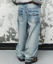 『mahagrid/マハグリット』 WASHED POCKET DENIM PANTS/ウォッシュドポケットデニムパンツ