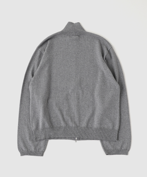 MATSUFUJI（マツフジ）の「MATSUFUJI / マツフジ ZIP UP KNIT JACKET（ニット/セーター・メンズ・チャコールグレー/ブラック/オレンジ・3/2）」の5枚目の写真
