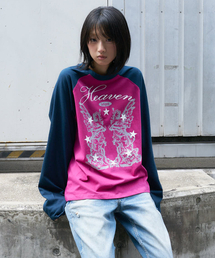 LARTIGENT | L27 HEAVEN RAGLAN T-SHIRT(NAVY)(Tシャツ/カットソー)