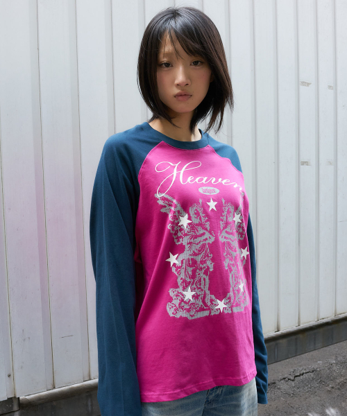 LARTIGENT（ラーティゼン）の「L27 HEAVEN RAGLAN T-SHIRT(NAVY)（Tシャツ/カットソー・レディース・その他・FREE）」の3枚目の写真