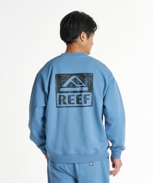 REEF メンズ THE CORE CREW 擦れロゴスウェットプルオーバー /抗菌防臭 【2026年秋冬モデル】/リーフトレーナー