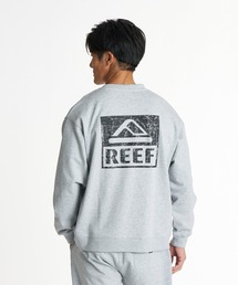 REEF メンズ THE CORE CREW 擦れロゴスウェットプルオーバー /抗菌防臭 【2026年秋冬モデル】/リーフトレーナー