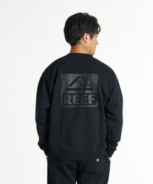 REEF メンズ THE CORE CREW 擦れロゴスウェットプルオーバー /抗菌防臭 【2026年秋冬モデル】/リーフトレーナー