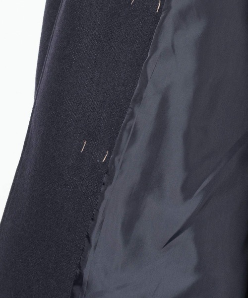 niko and...(ニコアンド)の「【ANDSEWN (アンドソーン)】二重織りダッフルコート(ダッフルコート・メンズ・ネイビー/アイボリー・LARGE/MEDIUM)」の21枚目の写真