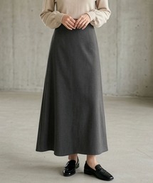 【S~2Lサイズ展開】フレアロングスカート