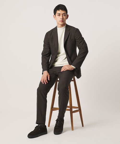 UNITED ARROWS(ユナイテッドアローズ)の「モックネック ニット UA COZY ウォッシャブル(ニット/セーター・メンズ・ライトグレー/ロイヤルブルー/ブラック/オフホワイト・L/XL/XXL/S/M)」の12枚目の写真