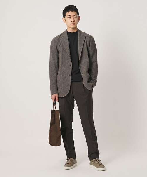 UNITED ARROWS(ユナイテッドアローズ)の「モックネック ニット UA COZY ウォッシャブル(ニット/セーター・メンズ・ライトグレー/ロイヤルブルー/ブラック/オフホワイト・L/XL/XXL/S/M)」の15枚目の写真