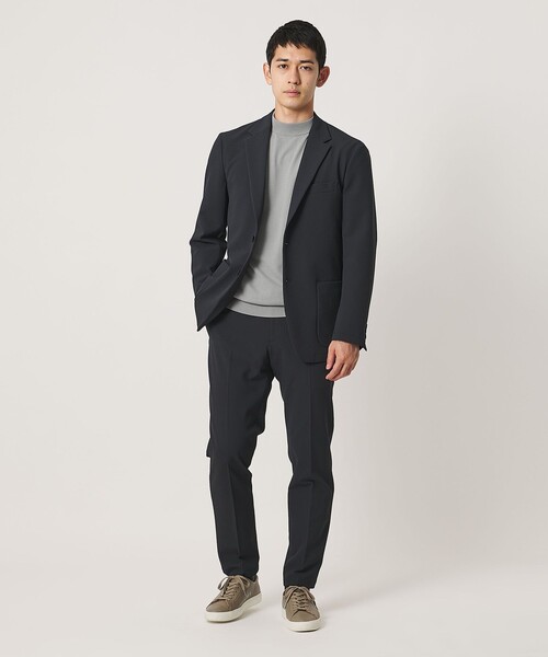 UNITED ARROWS(ユナイテッドアローズ)の「モックネック ニット UA COZY ウォッシャブル(ニット/セーター・メンズ・ライトグレー/ロイヤルブルー/ブラック/オフホワイト・L/XL/XXL/S/M)」の19枚目の写真