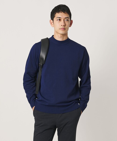 UNITED ARROWS(ユナイテッドアローズ)の「モックネック ニット UA COZY ウォッシャブル(ニット/セーター・メンズ・ライトグレー/ロイヤルブルー/ブラック/オフホワイト・L/XL/XXL/S/M)」の21枚目の写真